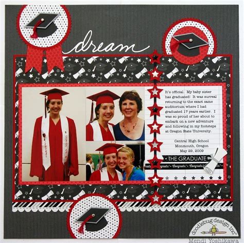 Launch Party And Giveaway The Graduates Dream Layout By Mendi