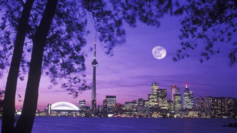 Toronto At Night Wallpaper Wallpapersafari