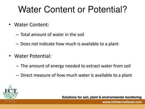 Ppt Soil Water Potential Powerpoint Presentation Free Download Id