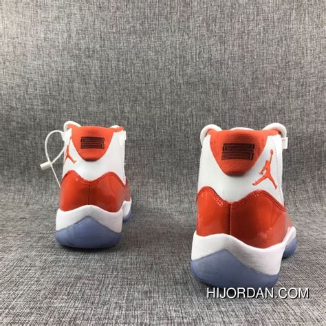 Air Jordan 11 Florida Men Authentic Orange Red White Super Deals Price