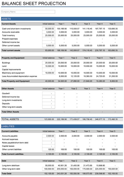 year financial plan  template  excel
