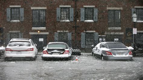 Massachusetts Copes With Flooding As Noreaster Batters Coastal Areas