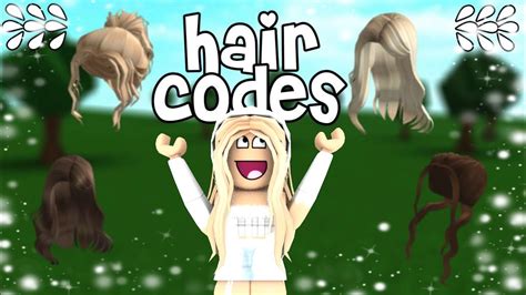 Cute Roblox Girl Hair Codes Use It In Bloxburg Or Etc Youtube