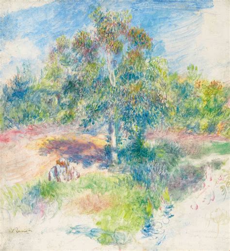 Pierre Auguste Renoir 1841 1919 La Clairière Christies