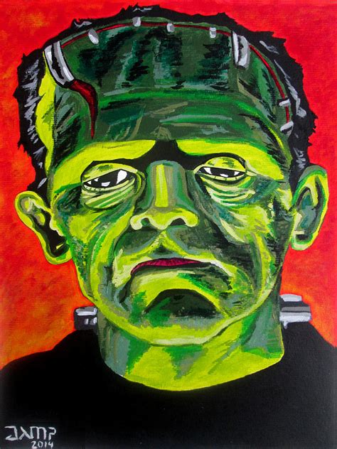 Frankensteins Monster Painting By Jose Mendez