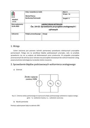 Twierdzenie Thevenina I Nortona Zasada Thevenena I Nortona Strona 1