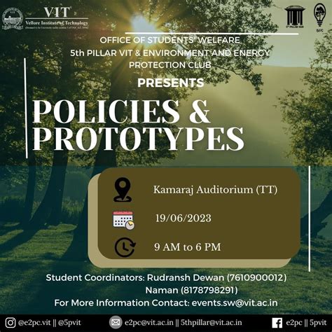 Policies And Prototypes The Fifth Pillar And Environment And By