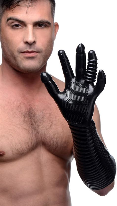 Amazon Com Master Series Pleasure Fister Textured Fisting Glove Count Health Household