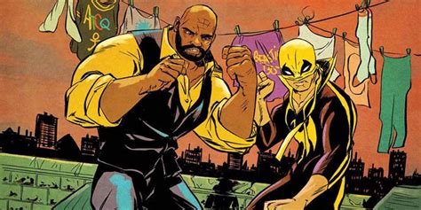 The Defenders Iron Fist And Luke Cage Have Great Energy