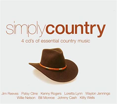various artists simply country 4cd s of essential country music audio cd used