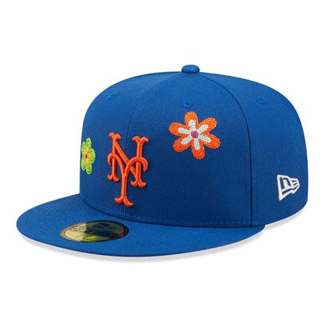 official new era new york mets mlb floral bright royal blue 59fifty fitted cap b6891 281 new