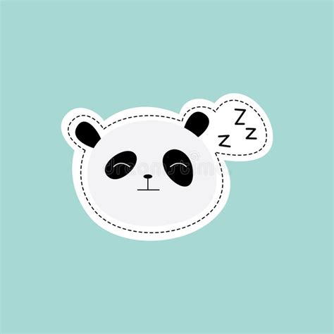 Sleeping Panda Cartoon Stock Vector Illustration Of Relax 33235600