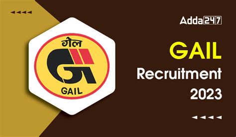 Gail Recruitment 2023 Notification Application Form Vacancy Latest