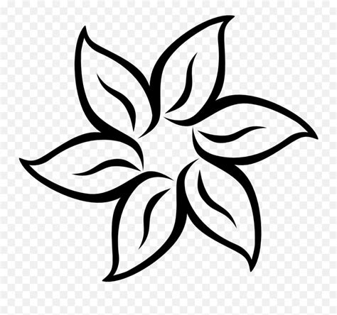 Black And White Flower Png Black And White Flower Png Flower Clip Art