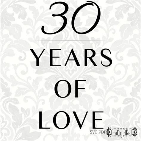 Free Free 225 30Th Wedding Anniversary Svg SVG PNG EPS DXF File