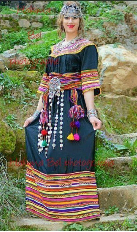 Algerian Woman Kabyle Traditional Dresses Designs Fashion Algerian