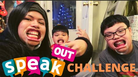 Funniest Speak Out Game Challenge Youtube