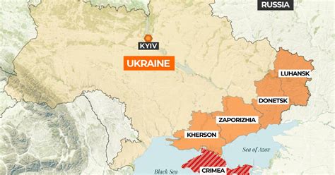 Mapping The Occupied Ukraine Regions Russia Is Formally Annexing