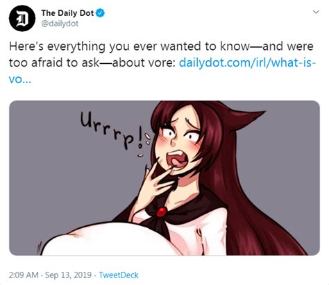 The Daily Dot Makes An Article On Vore And Uses Kagerou As Their