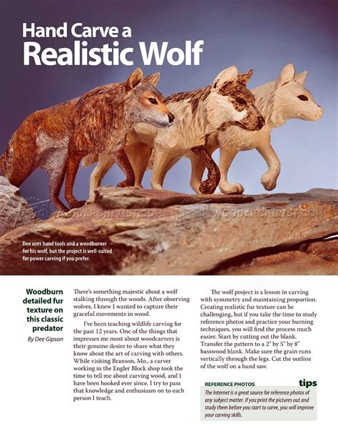 Wolf Carving Wood Carving Patterns • Woodarchivist