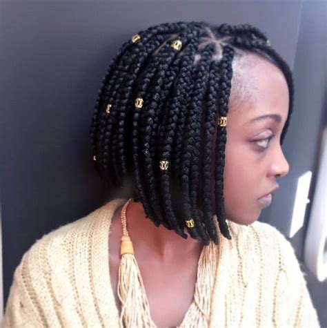 20 inspirations box braids and beads hairstyles