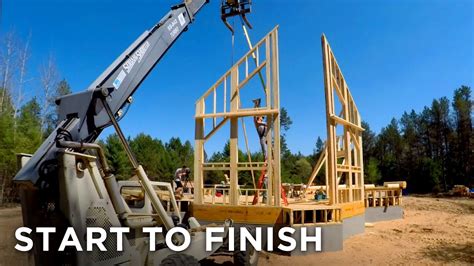 Building A House Time Lapse Home Construction Start To Finish Youtube
