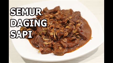 Anda dapat membuat resep masak daging sapi semur untuk keluarga di rumah. CARA MEMBUAT SEMUR DAGING SAPI SEDERHANA - YouTube