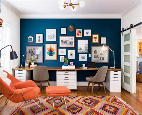 45 Real Shared Home Office Setups Both Smart And Stylish