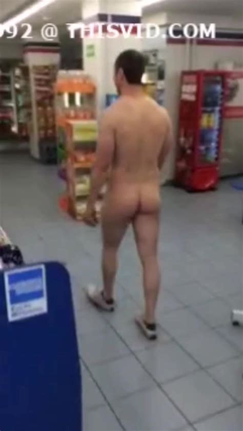Real Spy Muscular Man Naked Shopping ThisVid