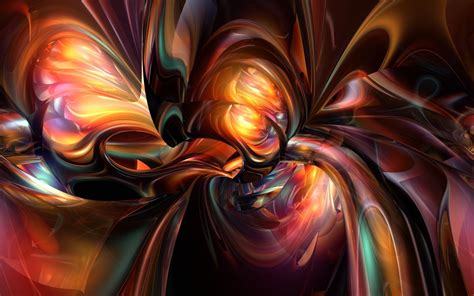 Digital Art Abstract Cgi Colorful Fractal Wallpapers Hd Desktop
