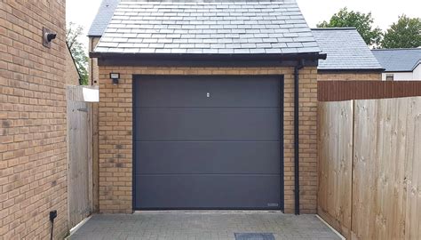 Though only a little more expensive. Hormann L Ribbed Insulated Sectional Garage Door Finished ...
