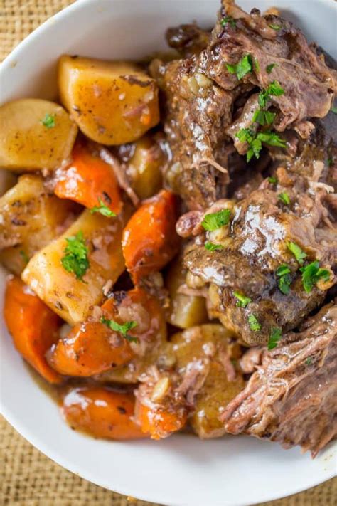 Try this easy and delicious crock pot roast with veggies that taste amazing! The Best Crock Pot Dinner Recipes - The Best Blog Recipes
