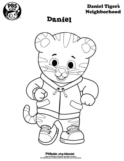Search through more than 50000 coloring pages. Daniel tiger, Daniel o'connell and Tigers on Pinterest