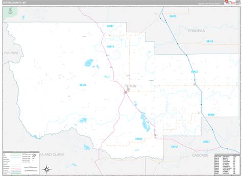 Teton County Mt Maps