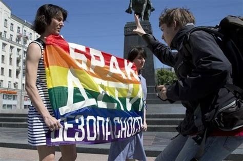 At Least Two Arrested At An Unsanctioned Gay Pride Parade In Moscow