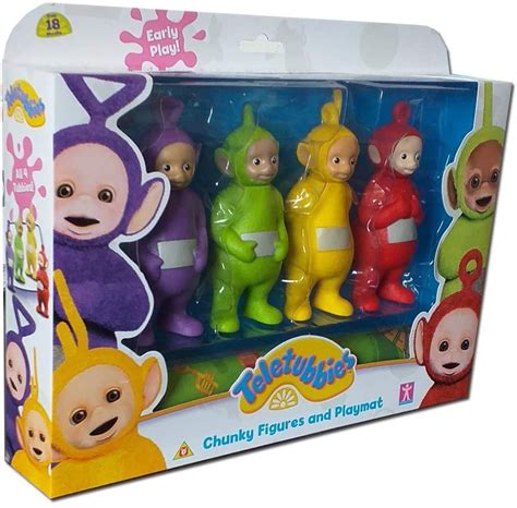Teletubbies Chunky Figures And Playmat Teletubby Action Figure Set Of 4