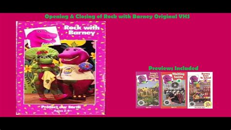 For a full first season recap please see gregarious talon rook (season 1). Rock with Barney Original VHS Opening & Closing - YouTube