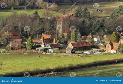 An English Rural Landscape In The Chiltern Hills Stock Image Image Of
