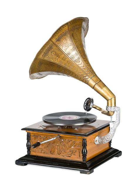 Nostalgic gramophone, gramophone records, gramophone, horn gramophone ...