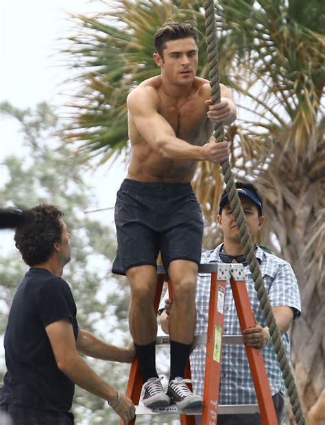 Everyone Needs To See A Shirtless Zac Efron Swinging From A Rope My
