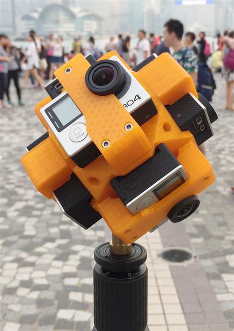 360 Spherical Video Mount For Gopro 3dprinting Article Thu 15 Oct