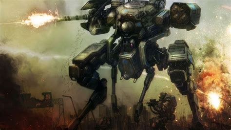 Wallpaper Fantasy Art Robot War Artwork Soldier Science Fiction