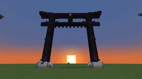 I Made A Torii Gate Portal Rminecraft