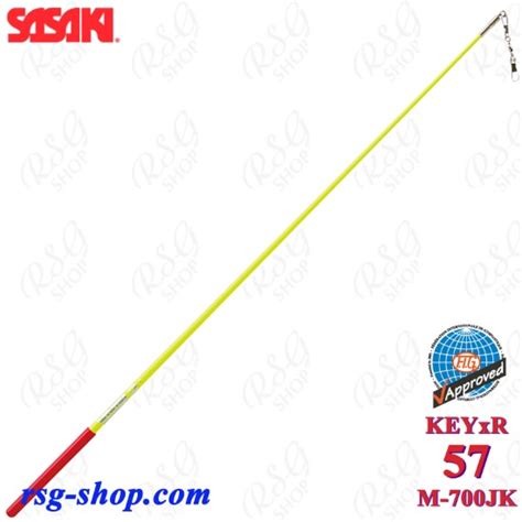 Stick Sasaki M 700jk Keyxr 57cm Col Fluoyellow X Red Fig Sticks