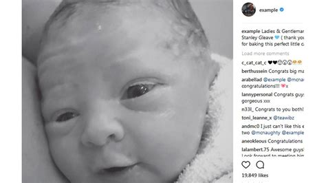 example s wife erin mcnaught gives birth to second son 8days