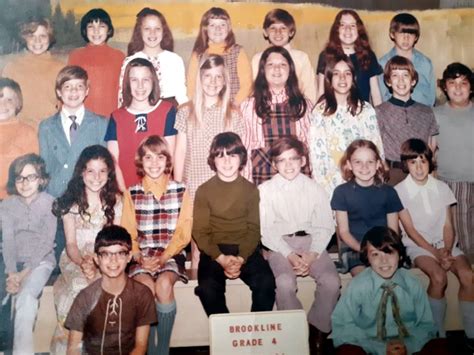 Brookline Elementary 4th Grade 1972