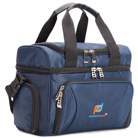 Cooler Bag Two Sizes And Color Dual Insulated Compartment Heavy Duty
