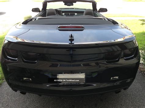 2012 Chevrolet Camaro Lt1 Convertible Black / Black V6 24 ...