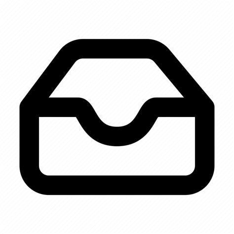 Inbox Icon Download On Iconfinder On Iconfinder