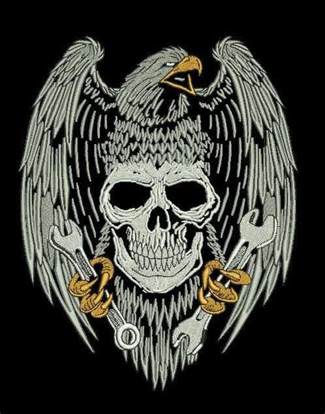 Eagle And Skull Patch Badgeboy